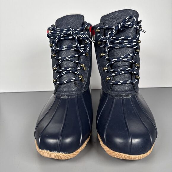 8 Fans Women's Size 10 Duck‎ Boots Waterproof Ankle Rain Insulated Shoes -flaw - Picture 3 of 14